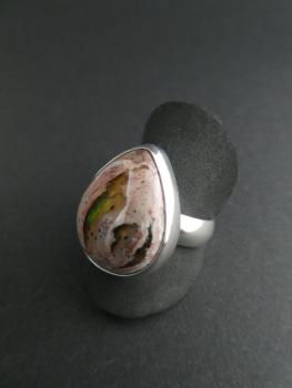 Feueropal Ring (Größe 54)